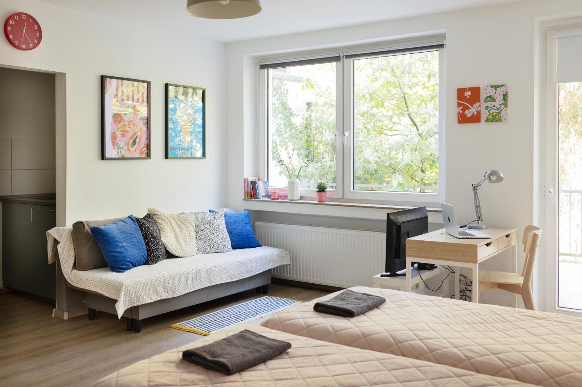 Central Apartment With Terrace And A Free Parking Duisburg Eksteriør bilde